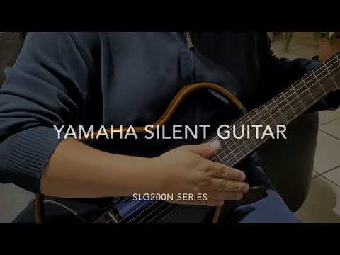 Silent гитара YAMAHA SLG200N (Translucent Black) - фото 2 - id-p1492410296