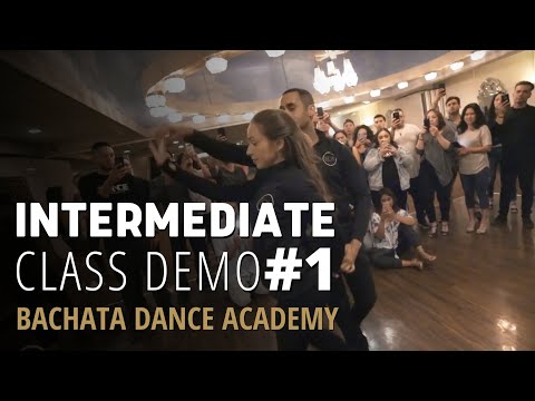 Intermediate Bachata Combination -  Class Recap #1 - Demetrio & Nicole - Bachata Dance Academy