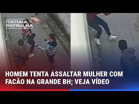 HOMEM APONTA FACÃO PARA MULHER EM TENTATIVA DE ASSALTO EM SANTA LUZIA