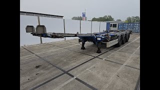Semi-remorque porte-conteneurs WEB Trailer LPRS 24 endommag&eacute; | Image 4 - Autoline