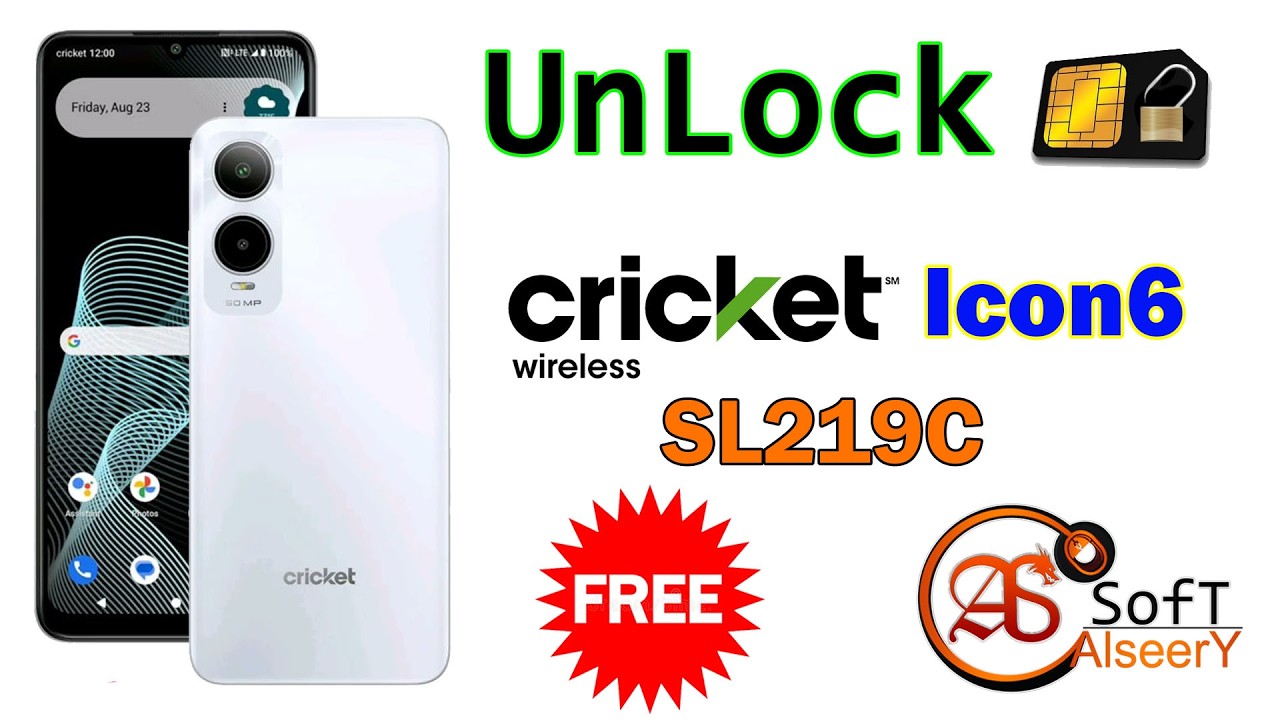 Free UnLock sim card Cricket Icon 6 SL219C