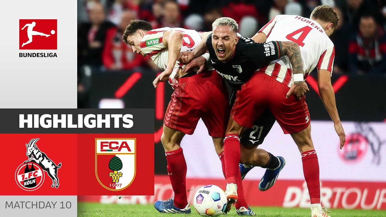 FC Köln vs FC Augsburg highlights