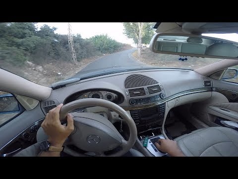 Mercedes-Benz E320 W211 Windy Road POV Driving 60FPS