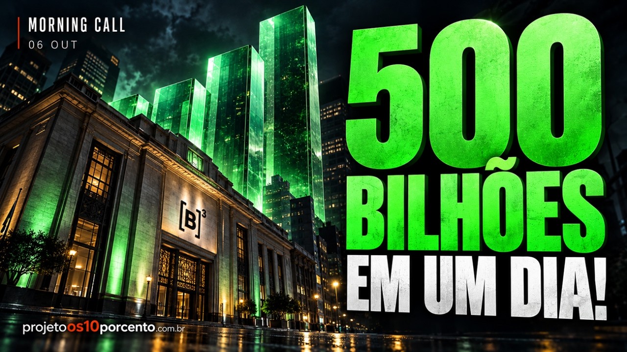 Morning Call | Bolsa ganha R$ 500 bilhões em valor de mercado: o que vem depois?