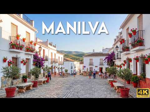 MANILVA 🇪🇸 Costa del Sol’s Secret White Village | 4K Walking Tour