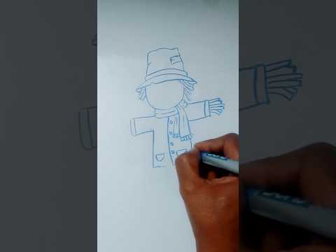 scarecrow #siyaaarteducation #drawing #easydrawing