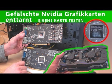 Gefälschte Nvidia Grafikkarten enttarnen - Fake GPUs von Ebay erkennen Video