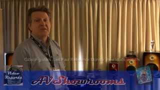 Video thumbnail for Gibson guitars, Les Paul Reference Monitor, new loudspeakers, AXPONA 2015 by AVshowreports