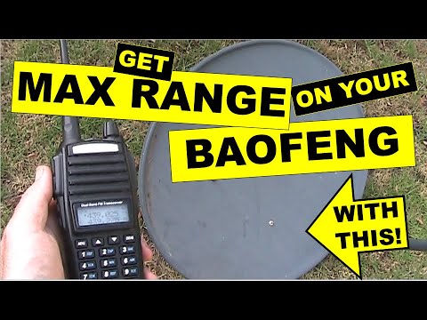 Get MAXIMUM RANGE on your Baofeng with THIS