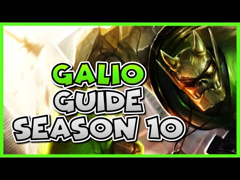 GALIO GUIDE FOR SEASON 10 - Runes, Build - League of Legends 2020