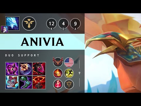 Anivia Support vs Blitzcrank - NA Grandmaster Patch 25.S1.3