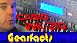 Video thumbnail for Casio WK-210 home keyboard with 76 keys by Gearfacts