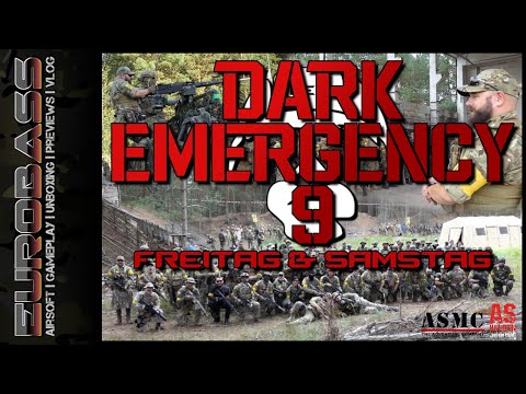 DARK EMERGENCY 9 | Die Spieltage!! | vlog #airsoft