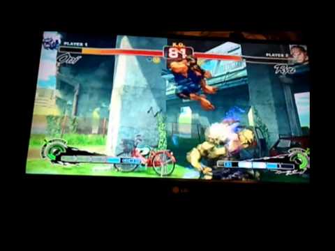 SSF4 2012 Oni vs Ryu Great combo in the match by Al Failkawy x2