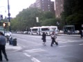 1999 NYC New Flyer D60HF 5402 On M14D Departs From Ave A Bus Stop