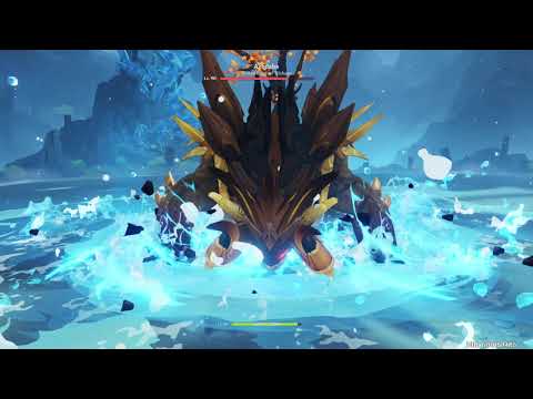 Electro Lumine/Mona/Xiangling/Ayaka Vs. Azdaha