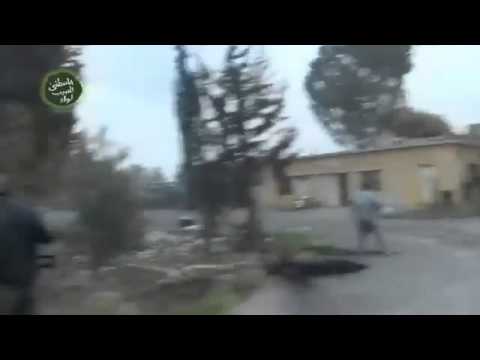 اقتحام مطار مرج السلطان من قبل لواء الحبيب المصطفى في الغوطة الشرقية