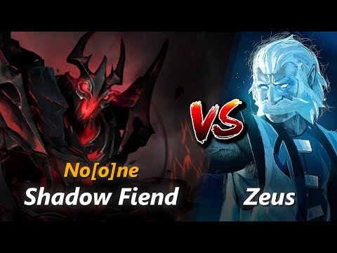 How to Shadow Fiend mid vs Zeus (feat. No[o]ne) | First 10 minutes
