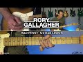 Rory Gallagher - Bad Penny Guitar Lesson