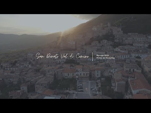 San Donato Val di Comino - Riprese prima del restyling