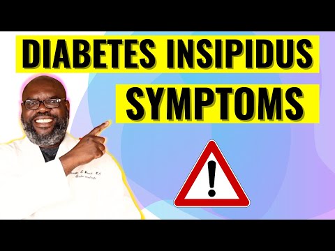 Symptoms of diabetes insipidus