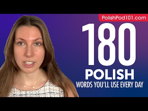 180 Polish Words You'll Use Every Day - Basic Vocabulary #58