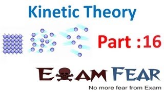 Physics Kinetic Theory part 16 (Kinetic Interpretation of Temperature) CBSE class 11