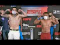 JOSHAFAT ORTIZ VS. JOSHUA ORTA - FULL WEIGH IN AND FACE OFF VIDEO