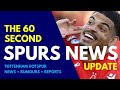 THE 60 SECOND SPURS NEWS UPDATE Gibbs White Deal Bissouma Palhinha Wissa Ferdinand On Frank