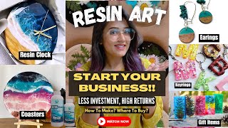 Full Tutorial of RESIN Artwork | From where to buy | how to use | for beginners || gimaashi