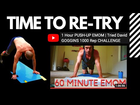 1 Hour PUSH-UP EMOM | RE-Tried David GOGGINS 1000 Rep CHALLENGE