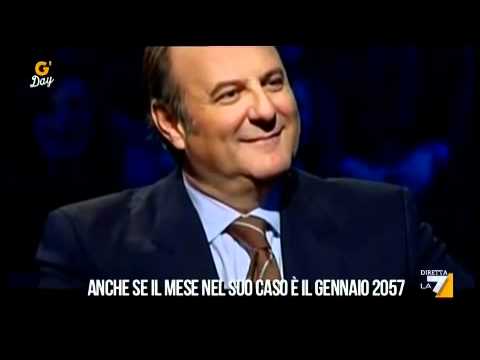 G'day - G'DAY con Geppi Cucciari 30/11/2011 - GERRY SCOTTI vittima dei tagli sui vitalizi parlamentari