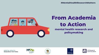 WEBINAR: From Academia to action – mental health research & policy