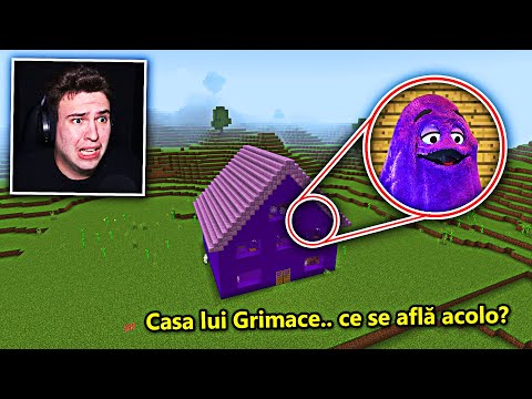 Am gasit casa lui Grimace din greșeală..nu o să crezi ce e înăuntru ! (Minecraft)