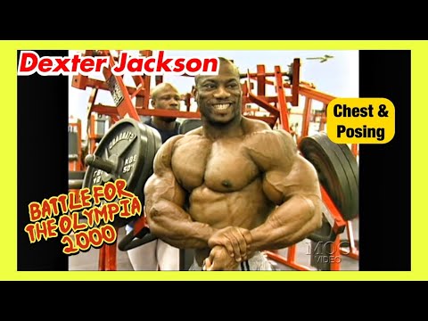 DEXTER JACKSON - CHEST AND POSING - BATTLE FOR THE OLYMPIA (2000)