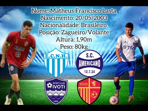 Matheus Lasta - Zagueiro/Volante