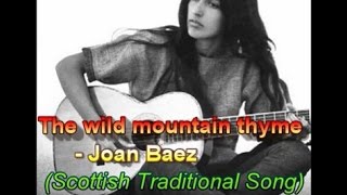 The wild mountain thyme artist Joan Baez