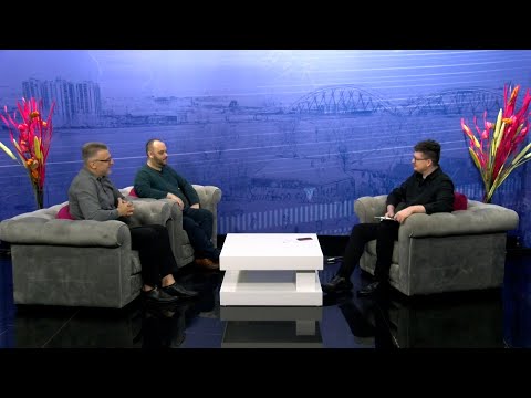 Željko Andrić i Milorad Stokin, gosti emisije "Dunavsko popodne", 22.11.2024. - Dunav Televizija