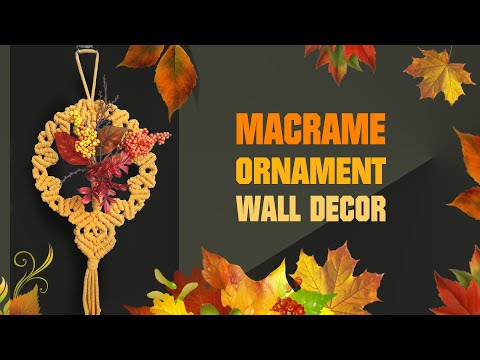 DIY Macrame Star Ornament Tutorial Handmade Christmas Tree Decoration