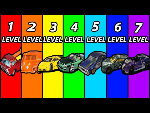 The 7 Levels of HOT WHEELS Explained