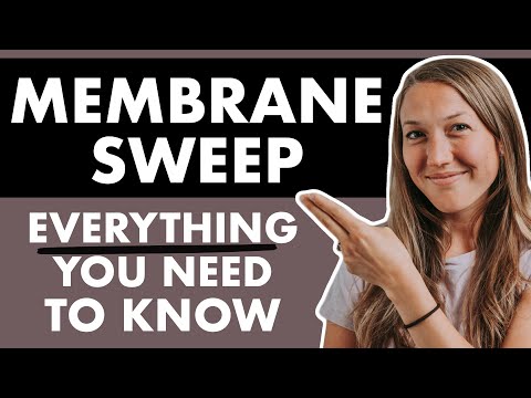 Membrane sweep/membrane strip-inducing labor with a stretch and sweep-the induction series pt 4