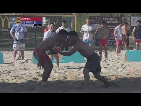 Round 1 Men's BW - 70 kg: S. COMAN (ROU) v. J. DOS SANTOS S (BRA)