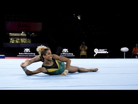 Danusia Francis (JAM) FX - 2019 World Championships - Podium Training