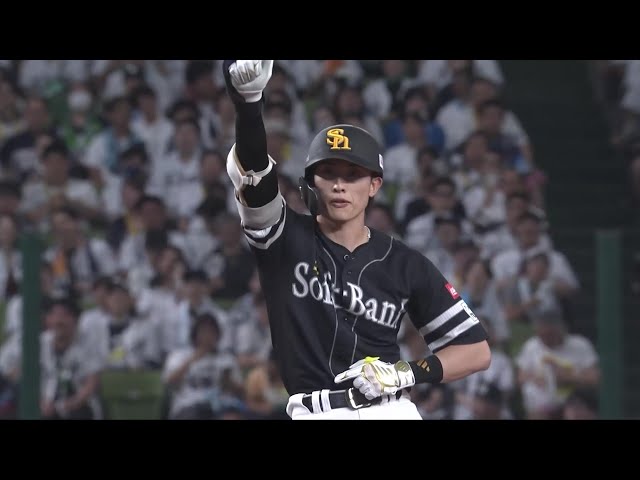 3回裏】チャンスを逃さない!! ホークス・山川穂高 レフト方向へ