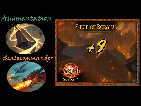 S1, +9 Siege of Boralus - Augmentation/Scalecommander Evoker PoV (2024-09-21)