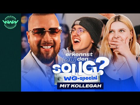 Video Thumbnail: Bosshafte Überraschung: KOLLEGAH stürmt Songquiz! | Erkennst DU den Song? (WG-Special)