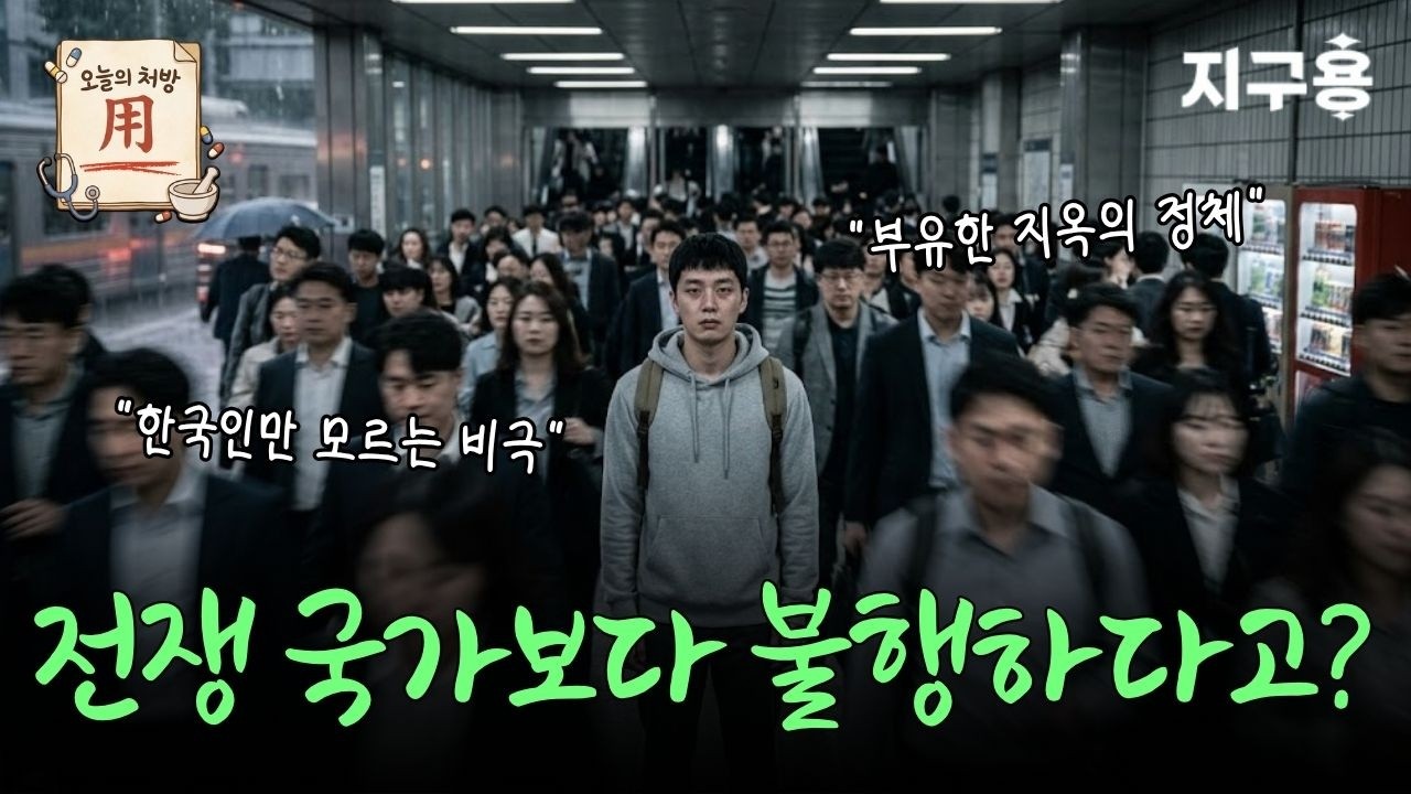 전쟁 중인 이스라엘보다 불행한 한국, 우리가 '부유한 지옥'에 사는 진짜 이유