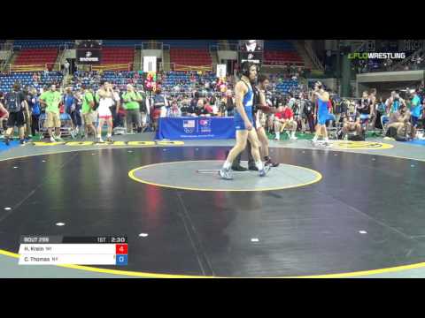 Junior GR 160 Round of 64 - Hayden Krein (WI) vs. Connor Thomas (NY)