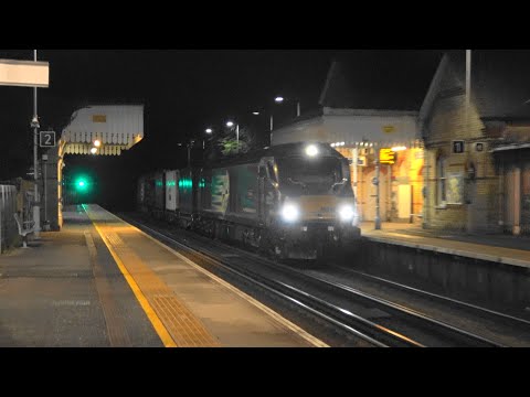 (4K) DRS 68016 + 3 PFAs + DRS 68002 at Bearsted on 6M95 with Low Level Wast. 02.12.20