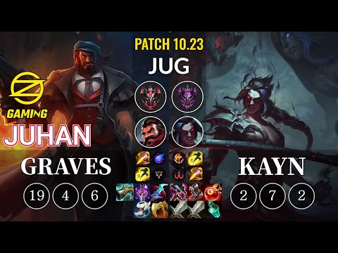 OZ Juhan Graves vs Kayn Jungle - KR Patch 10.23